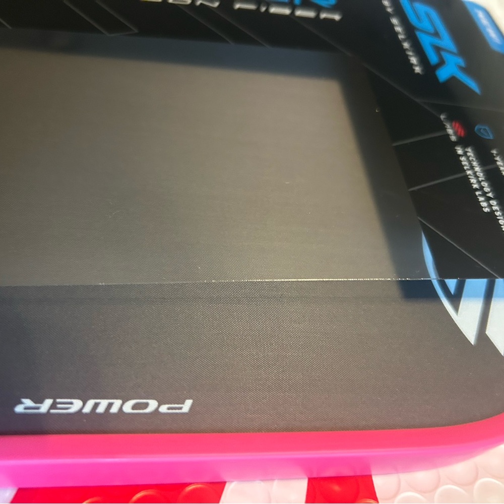 Selkirk SLK Halo Power XL 13mm Raw Carbon Fiber Pickleball Paddle Pink NWT - Picture 4 of 5